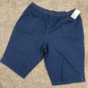 Croft & Barrow Dark Blue Jean Shorts